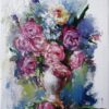 Igor Navrotskyi - olejomaľba obraz zátišia, olej na plátne, ručne maľovaný obraz - kvety