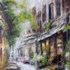 Igor Navrotskyi - olejomaľba obraz mesto, olej na plátne, ručne maľovaný obraz