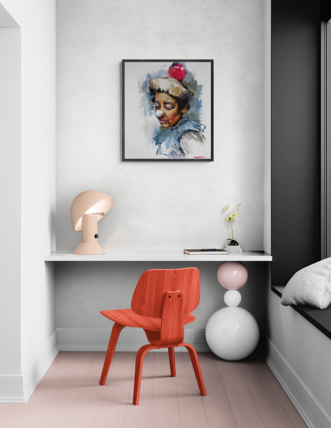 Igor Navrotskyi - figuratívna olejomaľba, portrét, olej na plátne, obraz na stenu