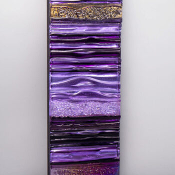 Stephanie Else - farebný sklenený panel, umelecké sklo na stenu