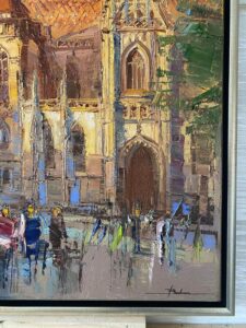 Mykola Bodnar – Košice III, olej na plátne