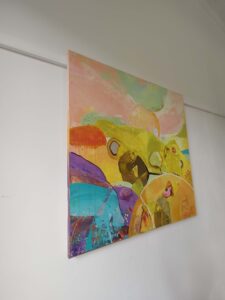 Andrea Ribovičová – Krajina ticha, akryl
