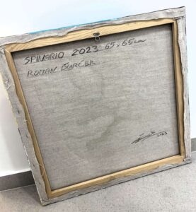 Roman Ďurček – Spinario II, kombinovaná technika