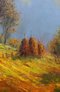 Michal Sabo Balog – Karpaty 2, olej na na plátne