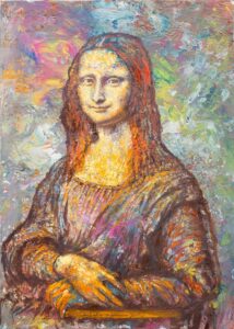 Michal Sabo Balog – Monika, kombinovaná technika